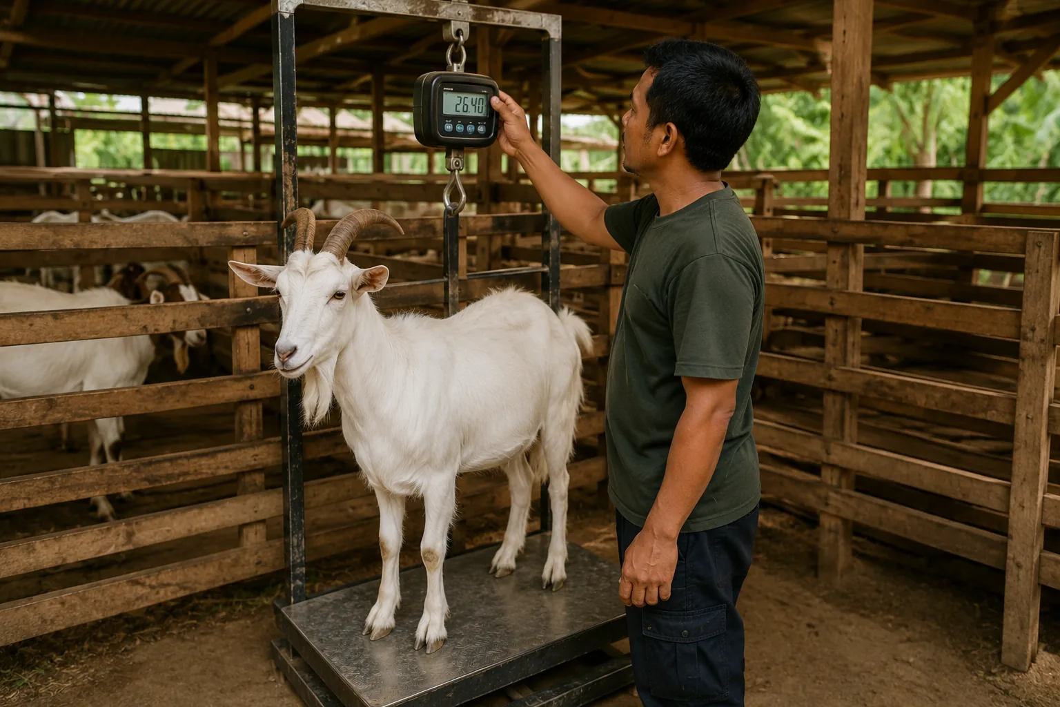 Transparansi timbangan hewan qurban Qurban Kariem